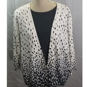 Cathy Daniel's Towfer Sweater Layered Ligth Knits